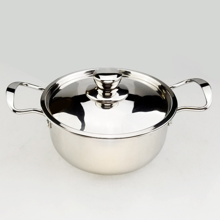 6pcs Stainless steel cooking stock pot set kitchen king cookware