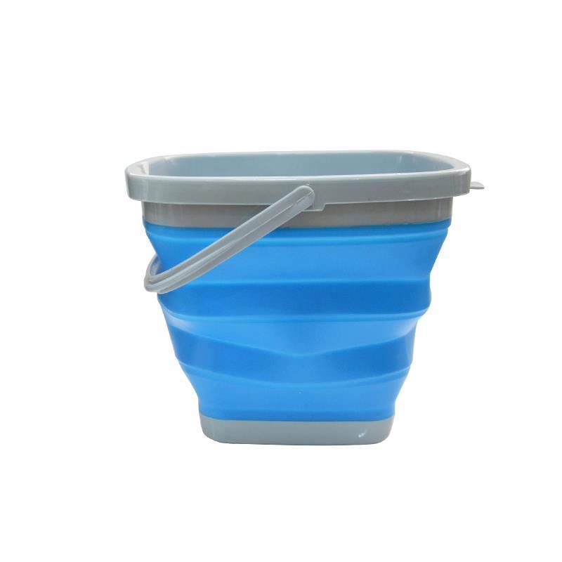 3/5/10L Foldable Silicone Collapsible Bucket Household Cleaning Retractable Kitchen Storage Outdoor Camping Fishing Fold Bucket