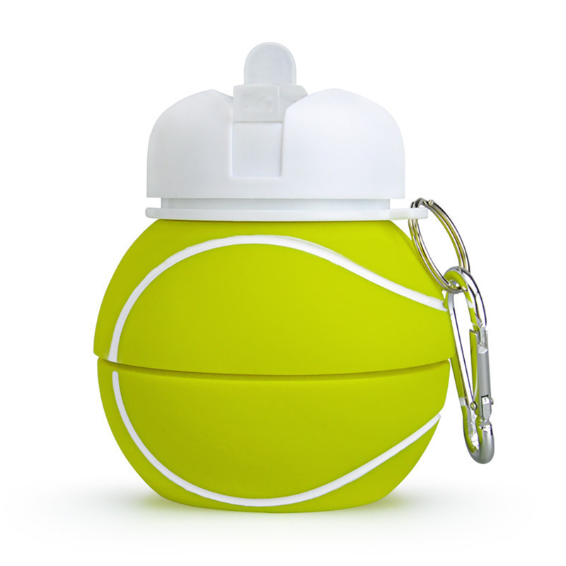 High capacity BPA Free Sports Drinking Tennis Ball Shape Outdoor Sports Water Bottle Gift for Kids