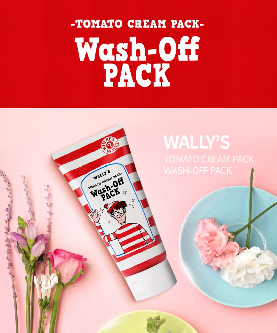 Korean Beauty EPONA Wallys Tomato Cream Pack Nourishing Facial Care Natural Essence Cosmetic