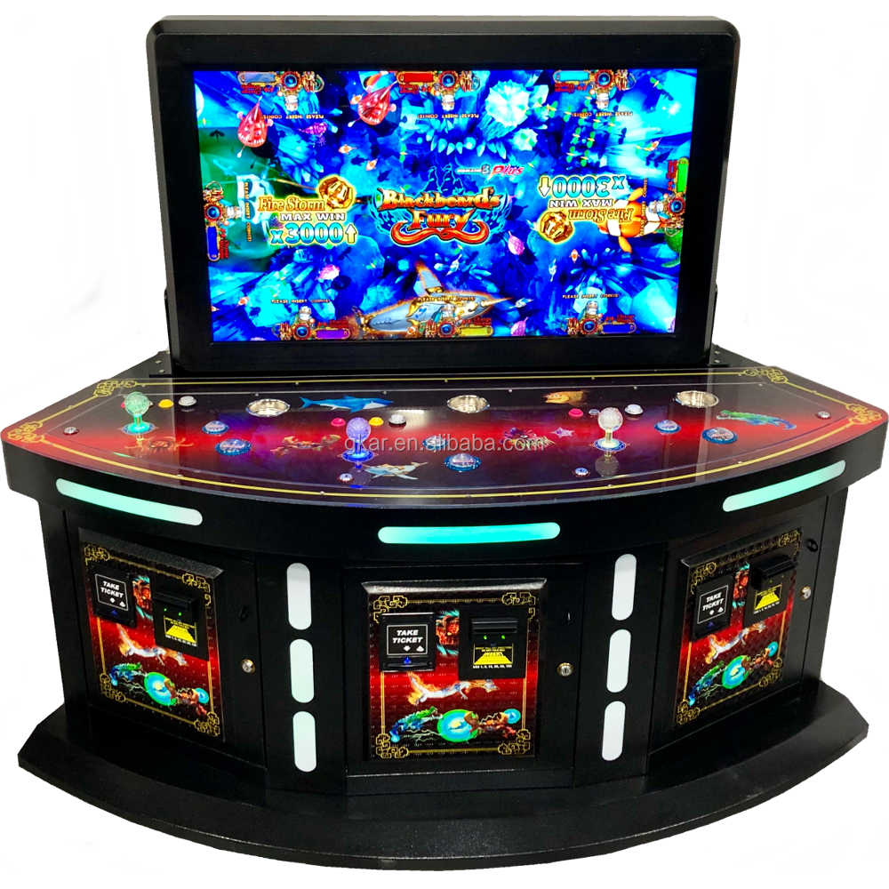 Factory Wholesale USA Market 3 Player Arcade Game Software Fish Machine Blackbeard's Fury