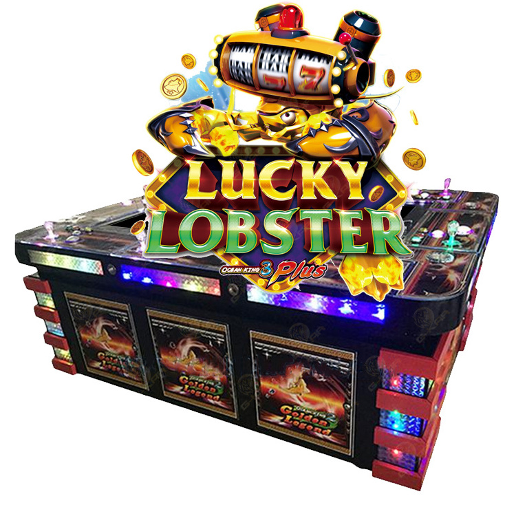 Amusement 3 Plyer Popular Fish Table Machine For Sale Ocean King 3 Plus Lucky Lobster