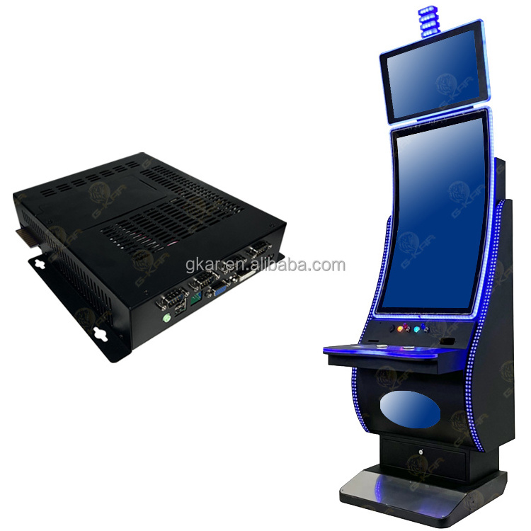 Newest Arrival Coin Operated Games Curved Touch Screen Two Push Button Panel Skill Game Video Machine