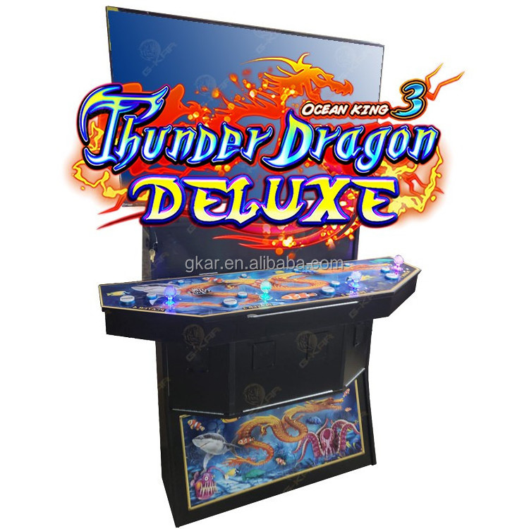 US Popular High Holding Fish Games Tables Software Arcade Machine Thunder Dragon Deluxe