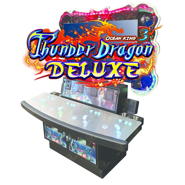 US Popular High Holding Fish Games Tables Software Arcade Machine Thunder Dragon Deluxe