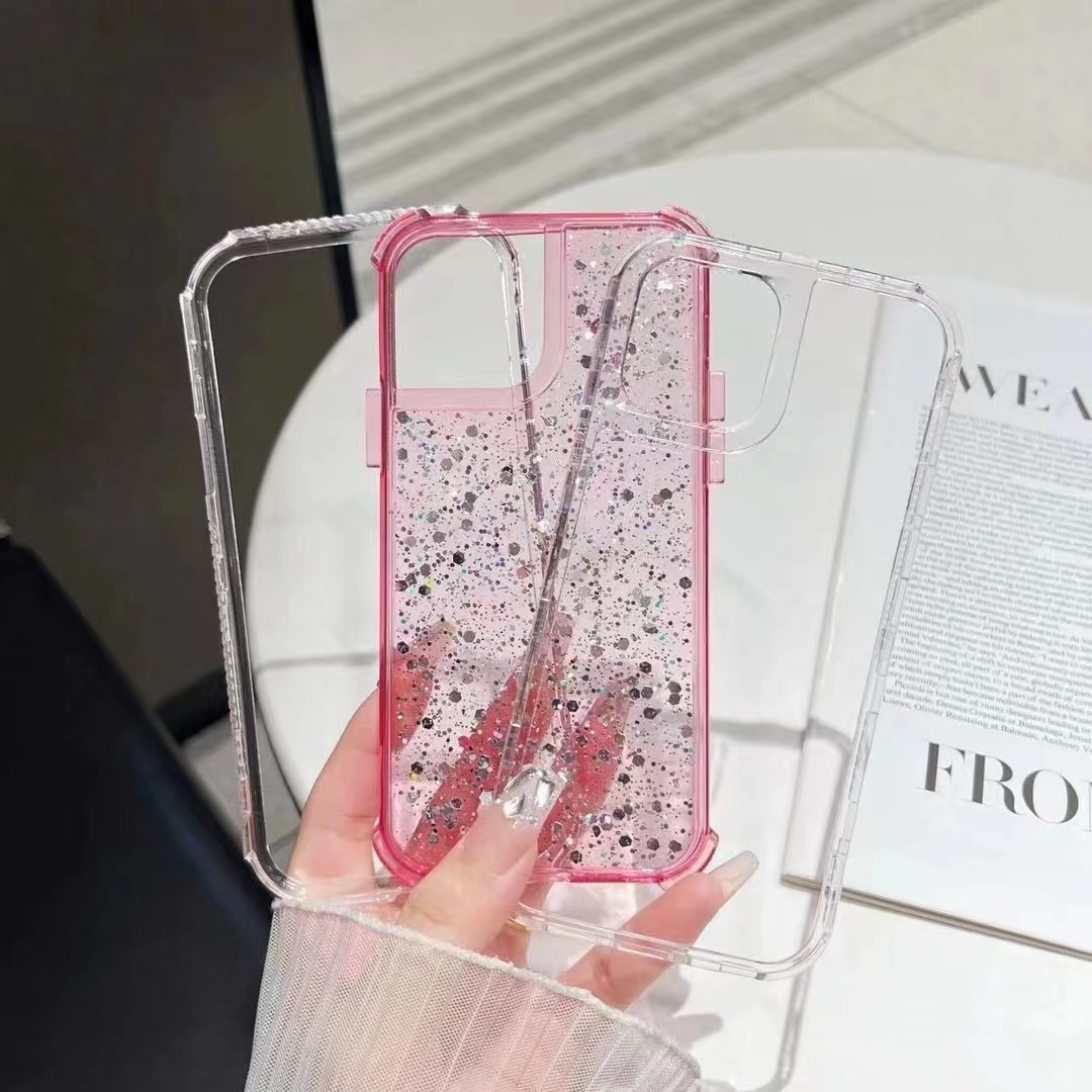 Phantom Tianchi 3-In-1 Dropping Glue Cell Phone Case for iPhone Samsung Xiaomi 2574