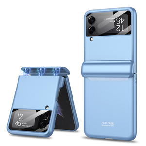 Magnetic Folding hinge all-inclusive skin-feeling ultra thin PC case for Samsung Galaxy Z flip 3 z flip 4 z flip 5 mobile phones