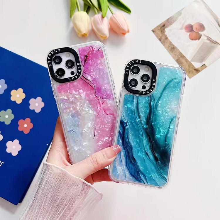 2.0 Photo Frame Seashells IMD Glue Cell Phone Case for iPhone Samsung Xiaomi