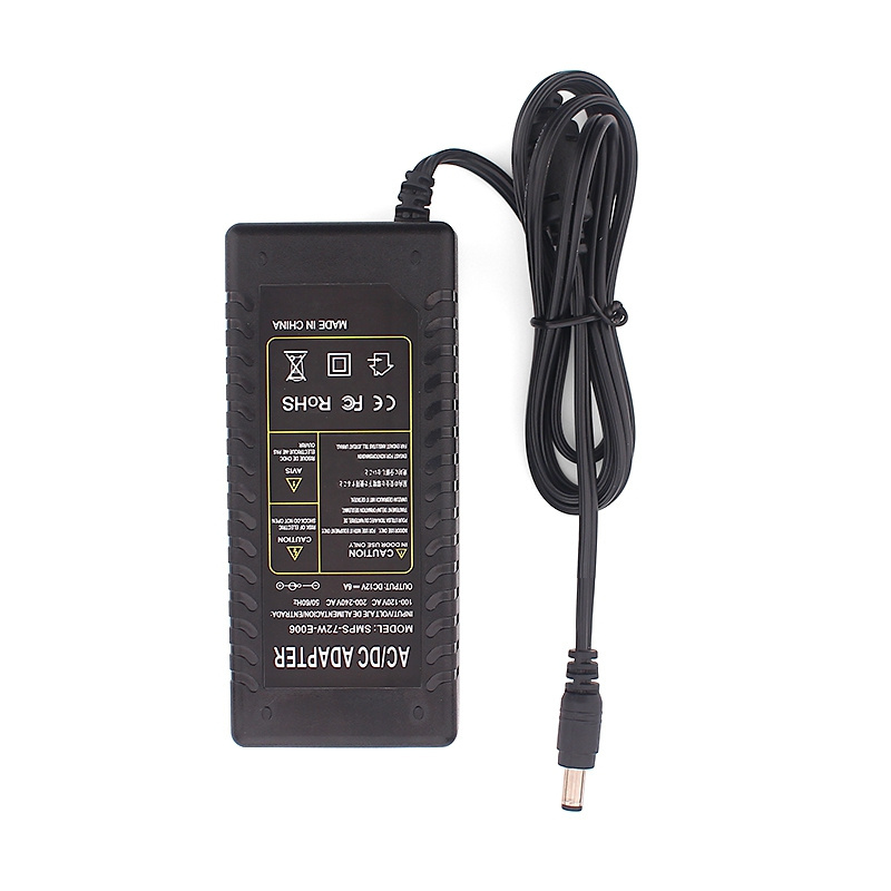 SMPS-E1206 EU Plug DC 5.5X2.1mm Power Adapter 12 Volts 6 Amps 12V 6A DC Power Adaptor AC DC 110-220V Power Adaptors