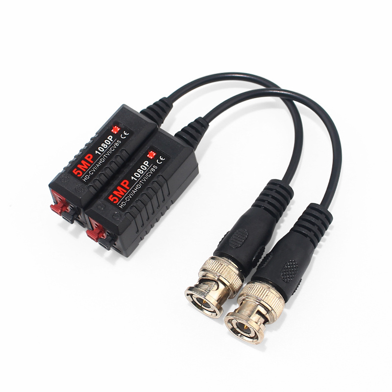 video balun 5mp cctv hight quality power balun connector CE ROHS FCC certification bnc converter video balun