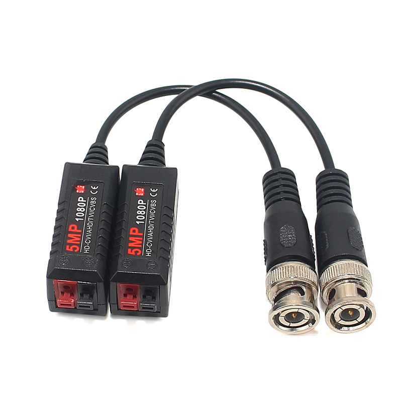 video balun 5mp cctv hight quality power balun connector CE ROHS FCC certification bnc converter video balun