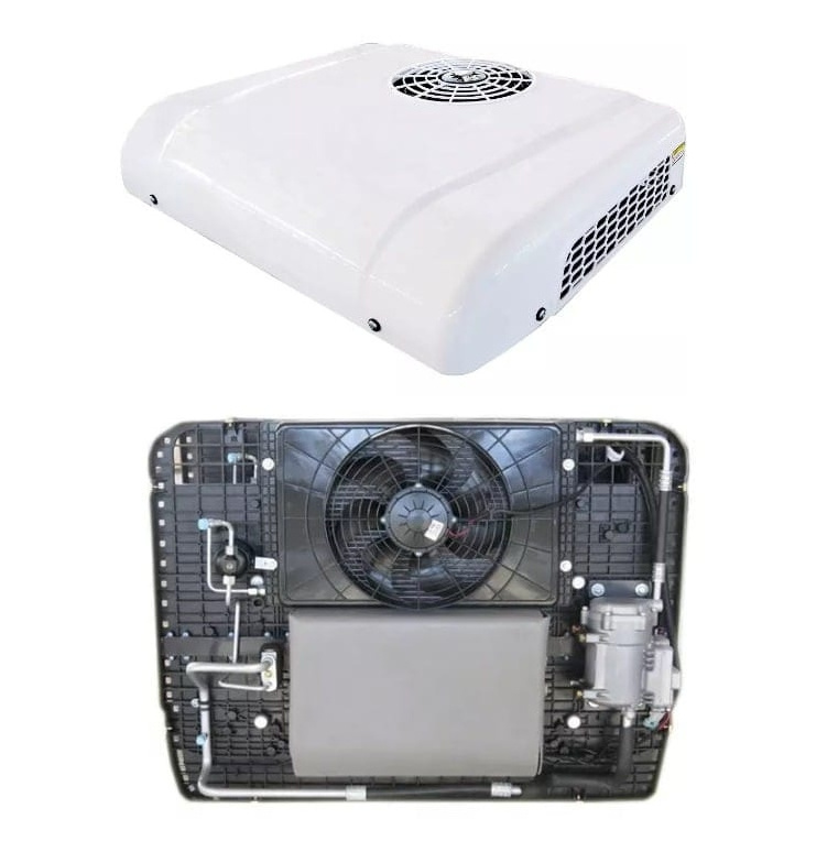 New Design Inverter Split Ac 24v RV Rooftop Mount Camping Van Truck Parking Air Conditioner with Low Consumption for Outdoor Use