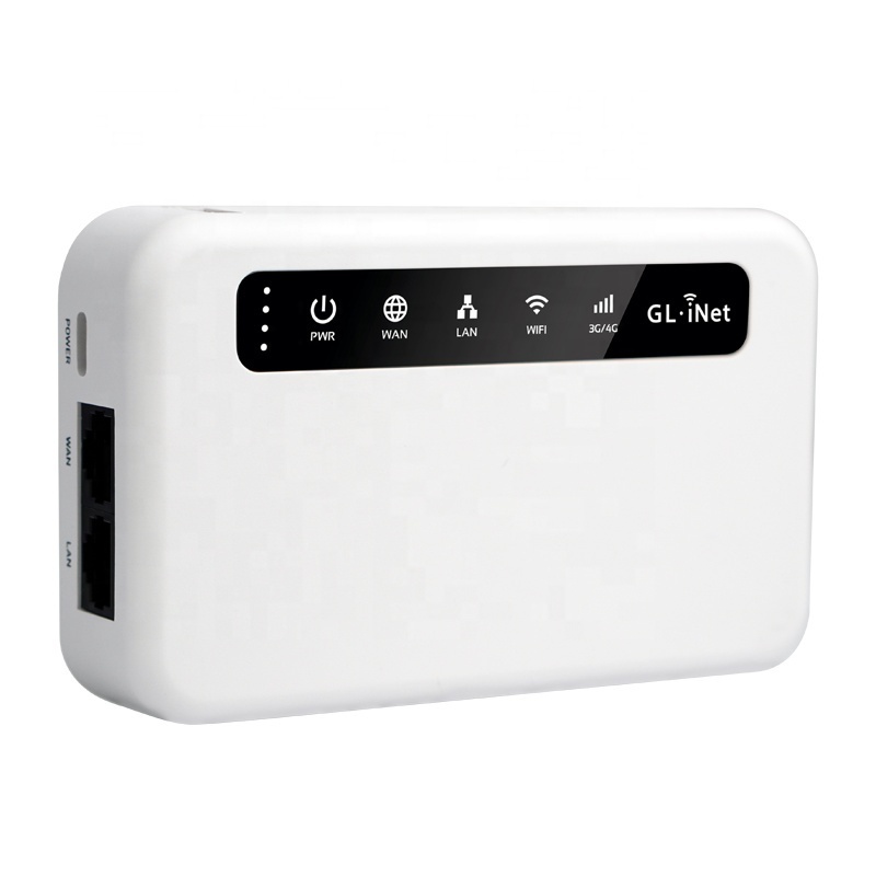 GL iNet 300Mbps Battery Powered Portable Mini Internet Pocket Router Wifi Wireless 3G 4G Lte Router With Sim Card