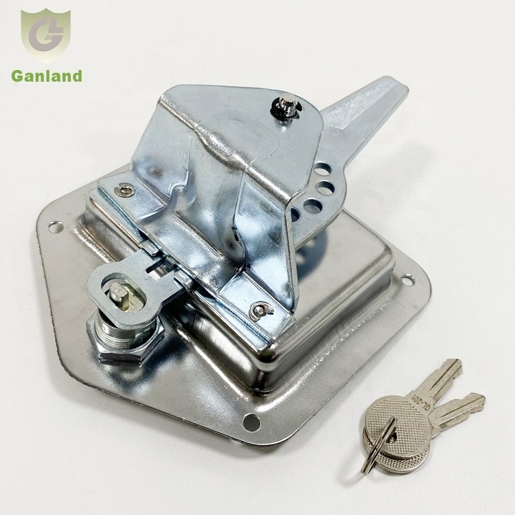 GL-12114 Stainless Steel Under Tray Tool Box T Handle Latch Lock