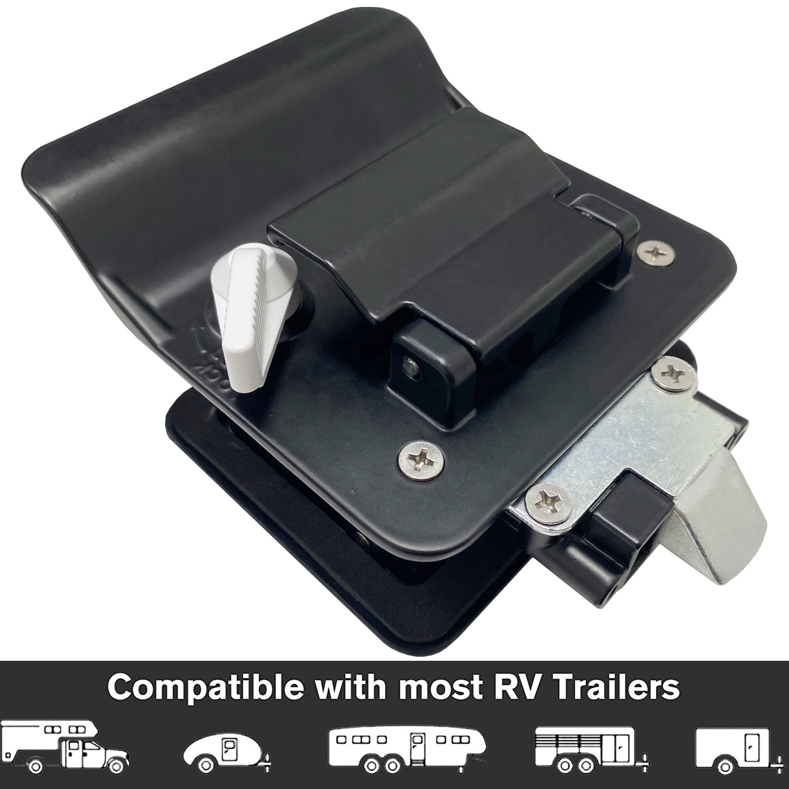 Ganlandy RV Lock, RV Door Latch, Travel Trailer Door Latch Handle with Keys