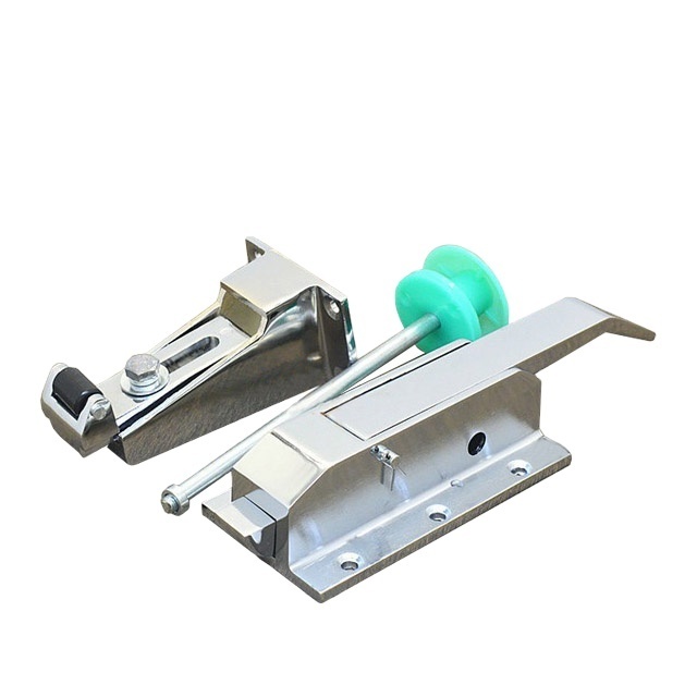 GL-18218-B Heavy Duty Walk In Door Latch With Offset Strike And Lock