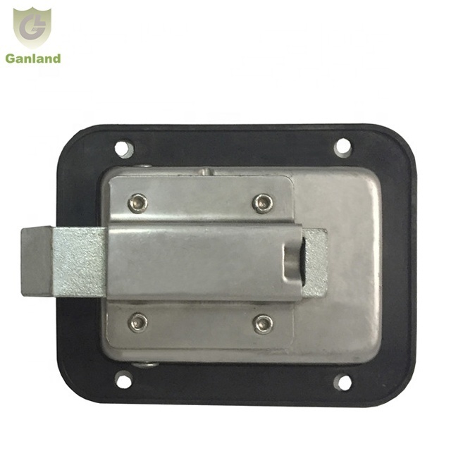 GL-12125 Stainless Steel Lockable Toolbox Recessed Paddle Latch