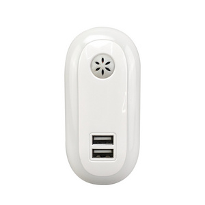 USB Socket LED Plug eye protection Night Light USB Wall Lamp With Dusk to Bright Sensor lamp with plug in US