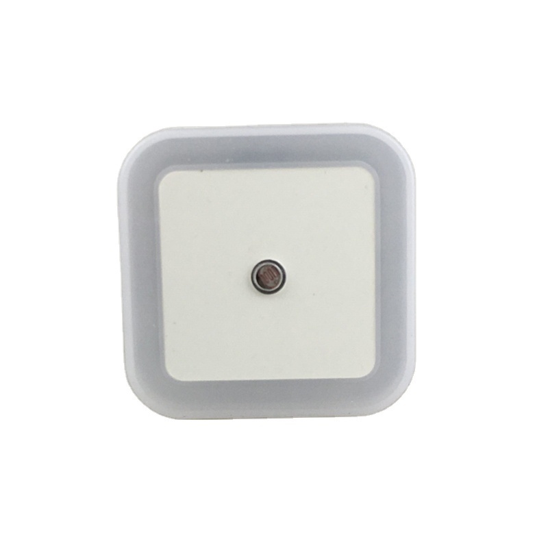 W081 OEM Lamp with Auto Dusk to Dawn Sensor for Baby Bedroom US EU plug in square shape LED sensor Night Light