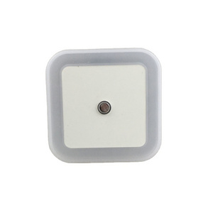 W081 OEM Lamp with Auto Dusk to Dawn Sensor for Baby Bedroom US EU plug in square shape LED sensor Night Light