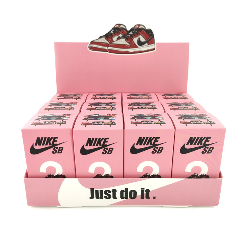 Hot Sell DUNK  Sneakers Blind Box Tide Play Mystery Key Chain AJ Series Mini Shoes Surprise Boxes PVC Keychain Blind Box