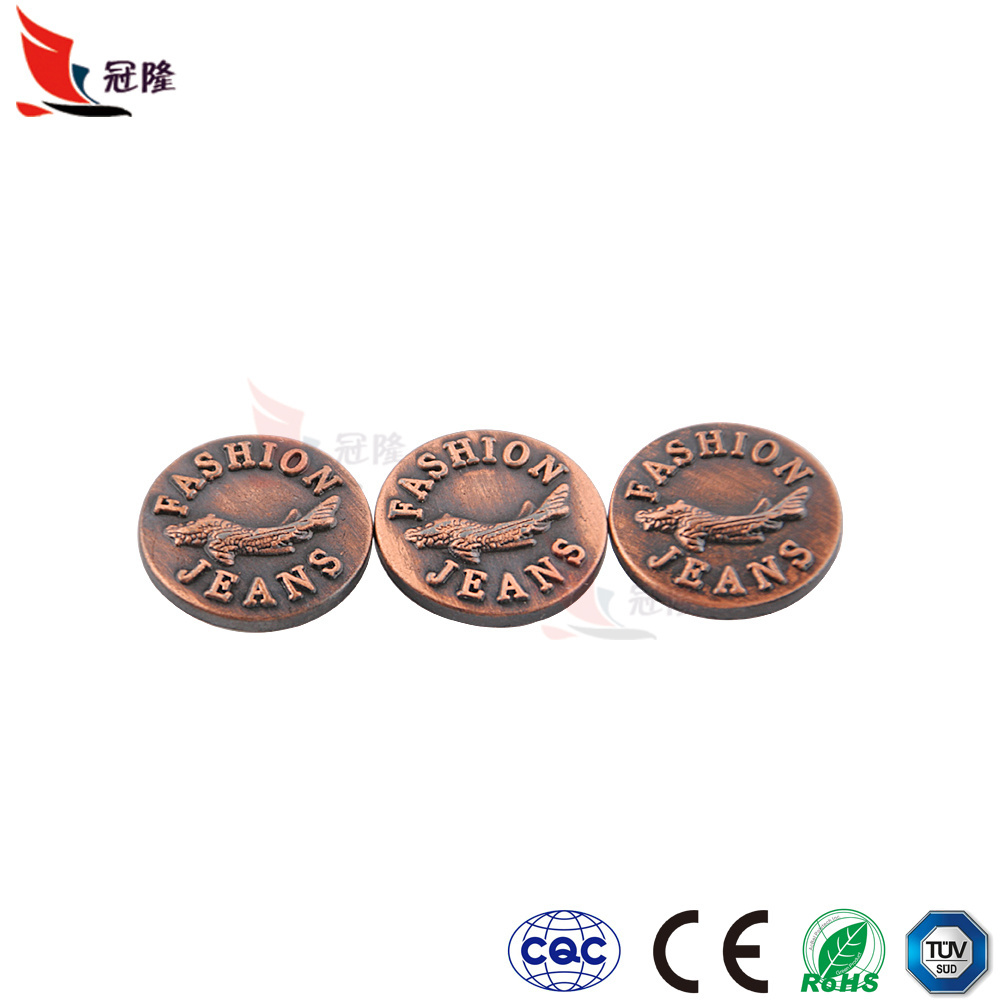 Guanlong brand best price remove metal tack moving metal jeans buttons