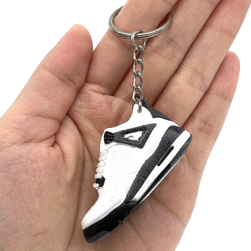 Free shipping dropshipping james kobe  jordans 3d sneaker shoe keychain 3d low price