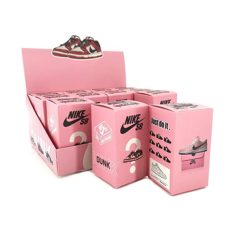 Hot Sell DUNK  Sneakers Blind Box Tide Play Mystery Key Chain AJ Series Mini Shoes Surprise Boxes PVC Keychain Blind Box