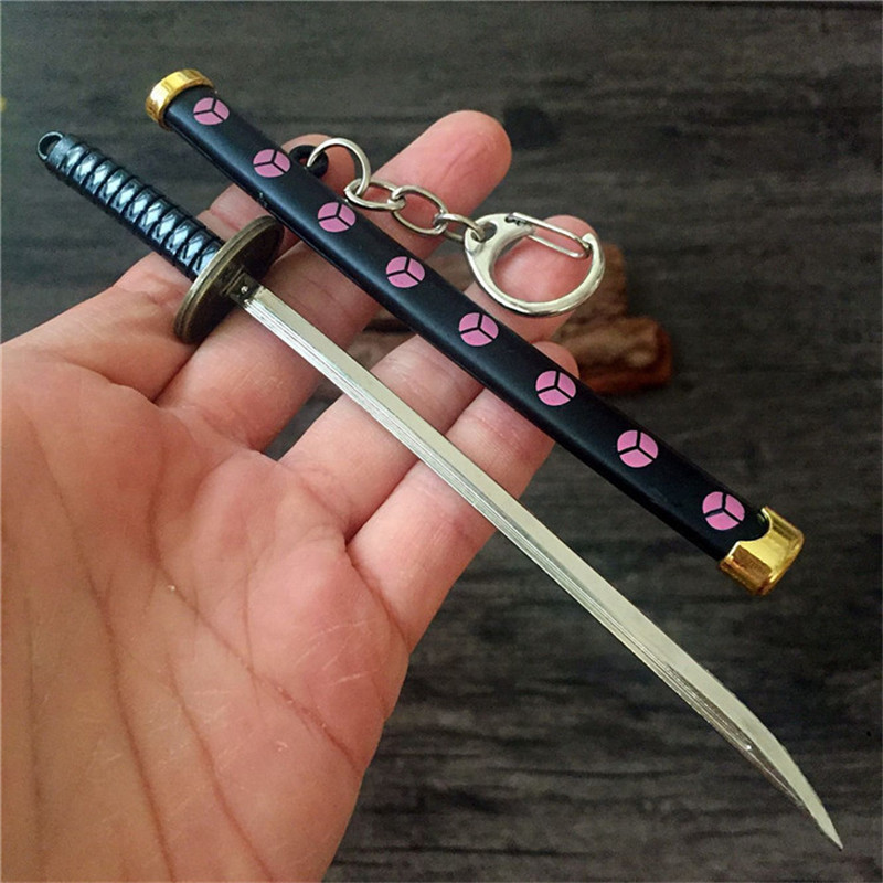 Buckle Toolholder Scabbard Katana Sabre Car Keyrings Gift Key Chains Roronoa Zoro Sword Keychain