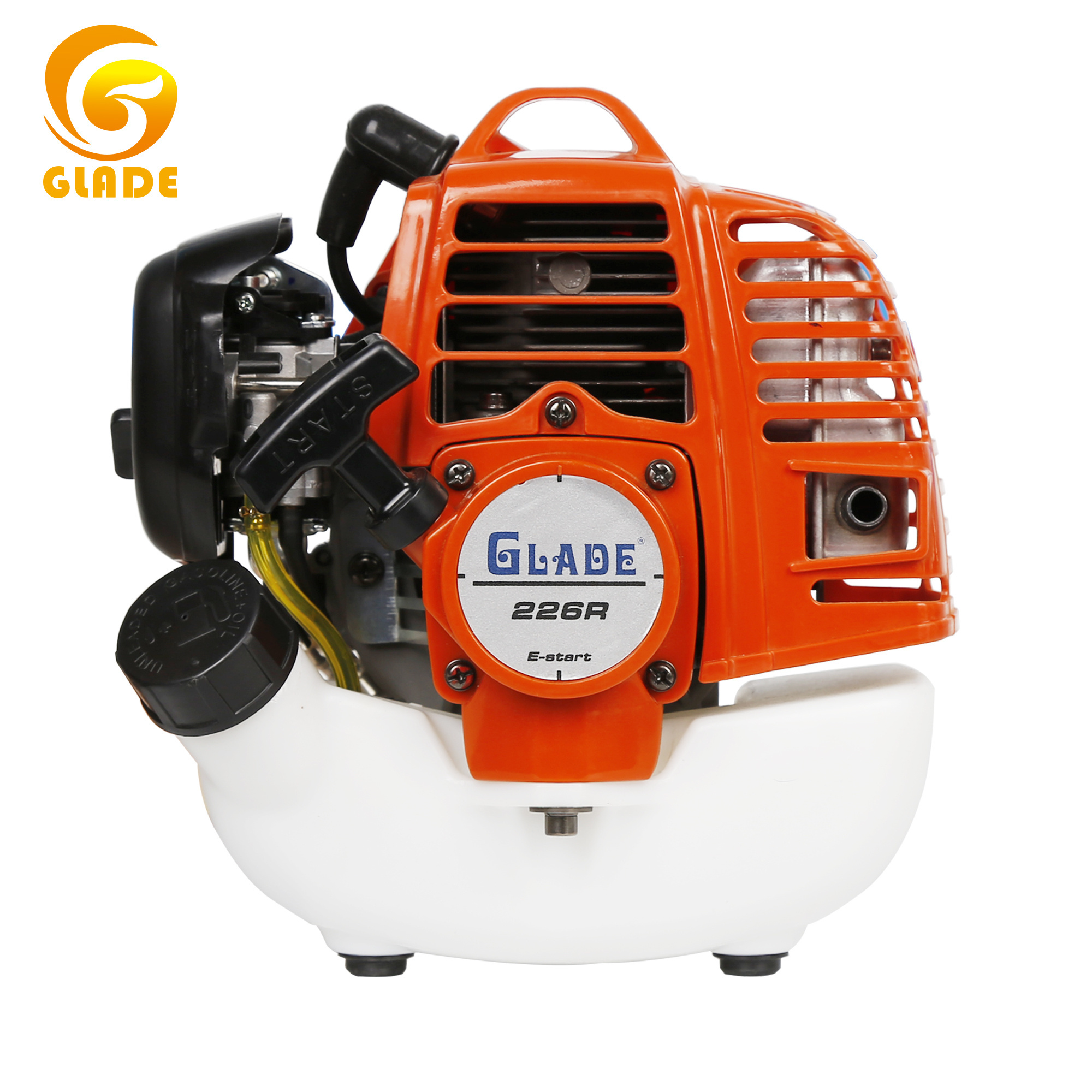 double blades garden machine 26cc gas power 2 stroke long reach hedge trimmer