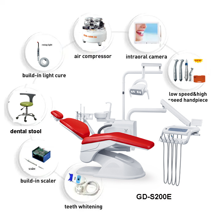 China dental chair units full set portable dental unit machine spare parts price of used dental chair for sale