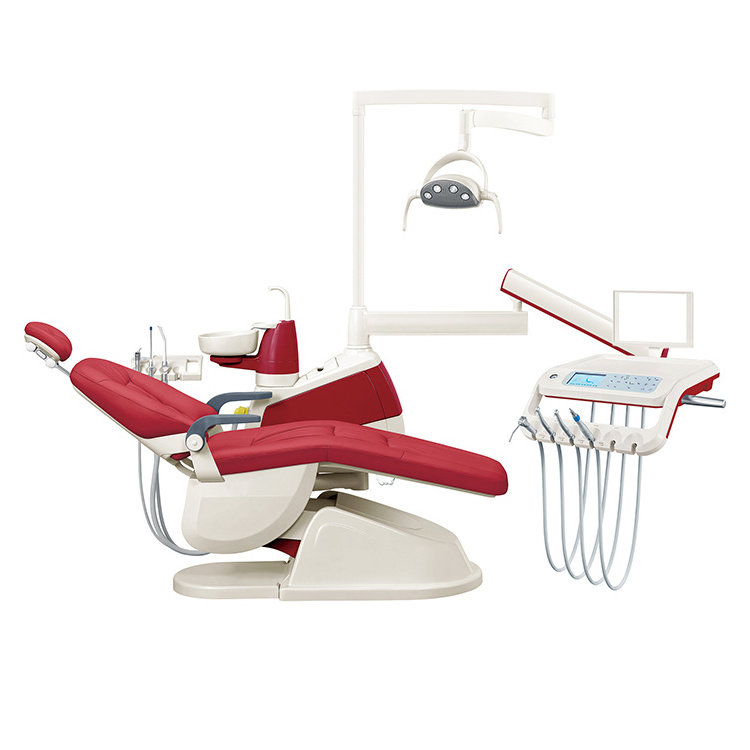 Gladent dental chair with CE&ISO approved LCD screen dental chair dental operation equipment/dental chair companies