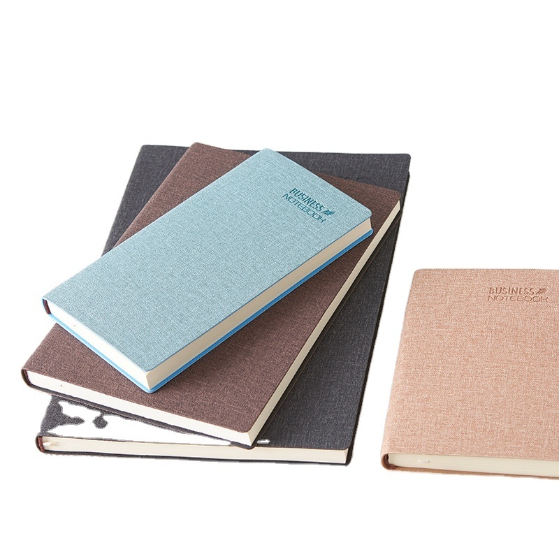 2023 Custom Small Promotion A6 Pu Pocket Notebook Hardcover Journal Notepad With Perforated Pocket For Office