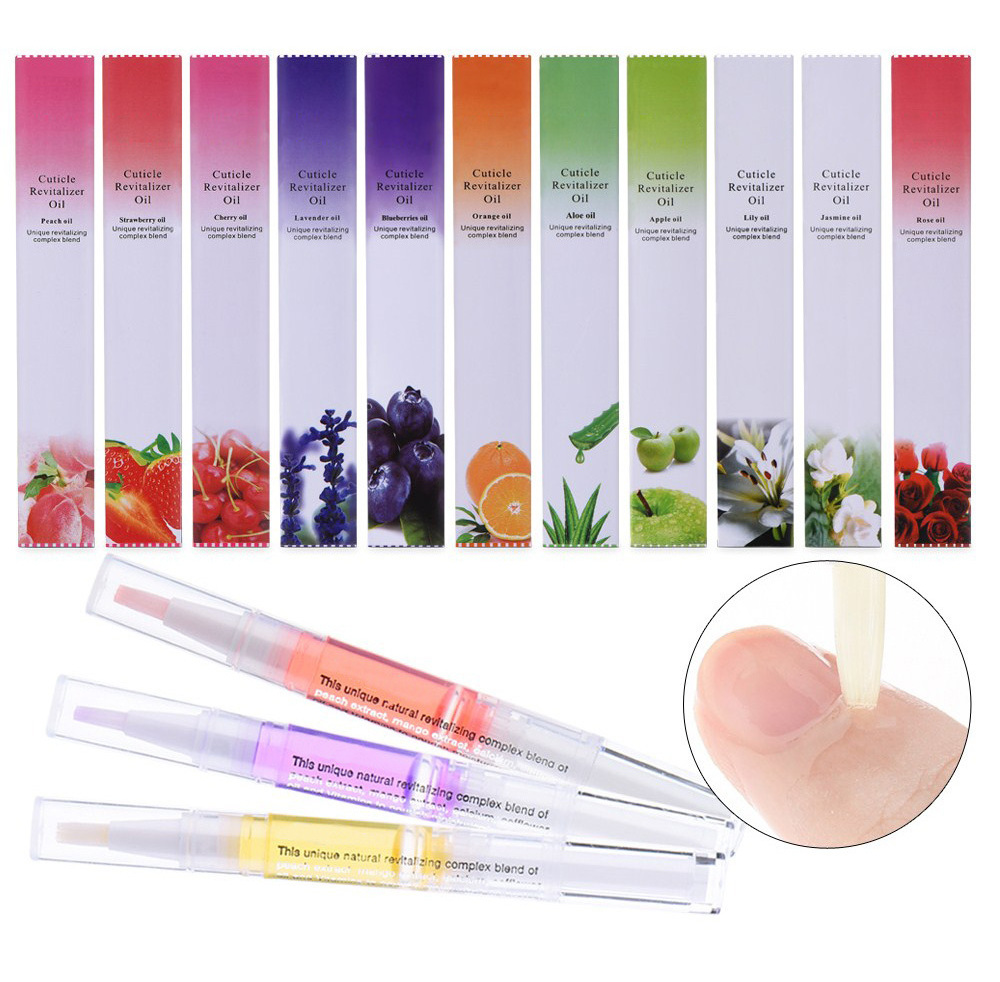 Wholesale Private label 15 Smells Pen Shape Stocked Activating Nail Cuticle Revitalizer Oil For Finger Skin Care