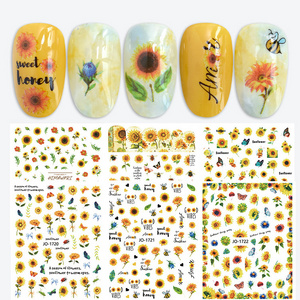 1715-1761 Wholesale Nail Art Supplies Adhesive Rose Sunflower Nail Art  Stickers and Decals