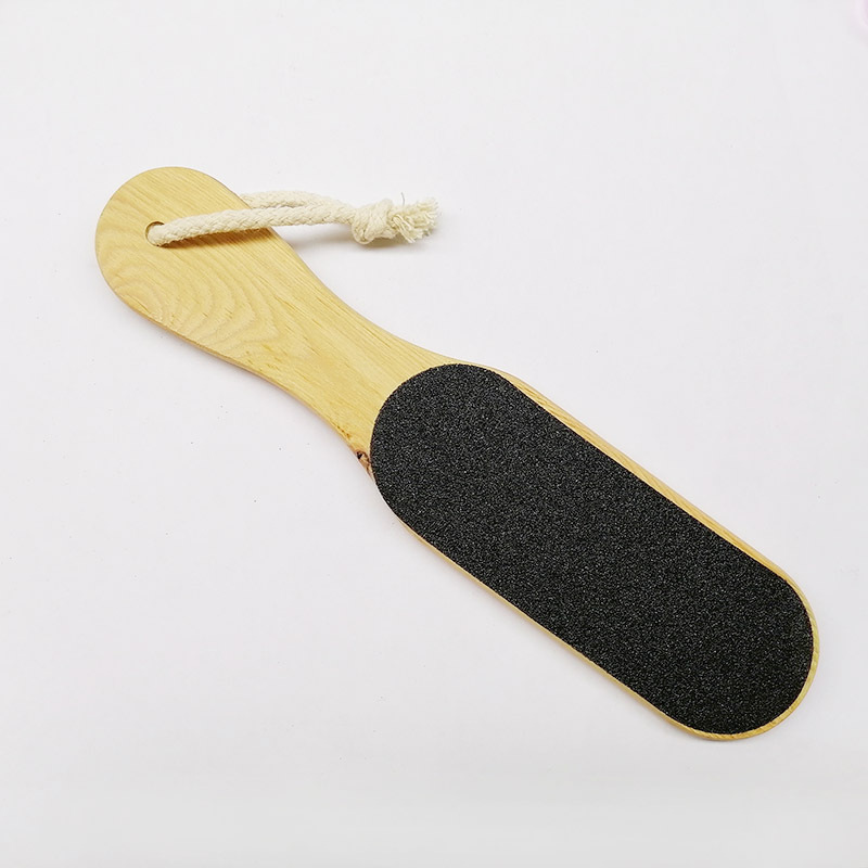 Wholesale Dual Side Wooden Pedicure Care Foot rasp foot file Sandpaper and Callus Remover