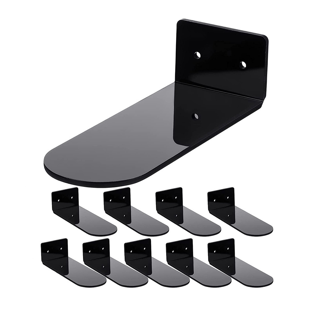 Wall Mounted Acrylic Sneaker Rack Floating Shoes Display Stand for Retail Shop