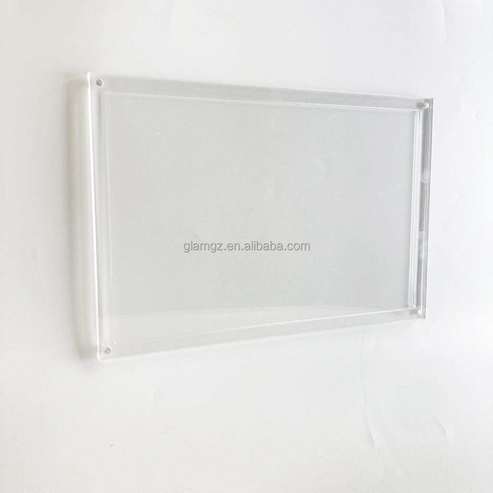 New design with magnet or wall mount desktop acrylic graded comic book frame slab display stand holder