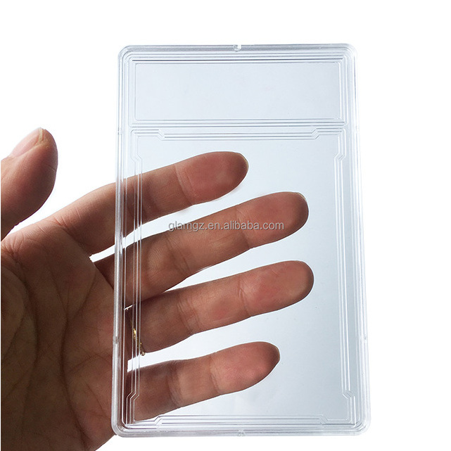 Acrylic Ultrasonic Type Grading Playing Cards Clear PSA Card Slab Hard Plastic Pokemon Yojioh Card Holder