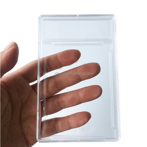 Acrylic Ultrasonic Type Grading Playing Cards Clear PSA Card Slab Hard Plastic Pokemon Yojioh Card Holder