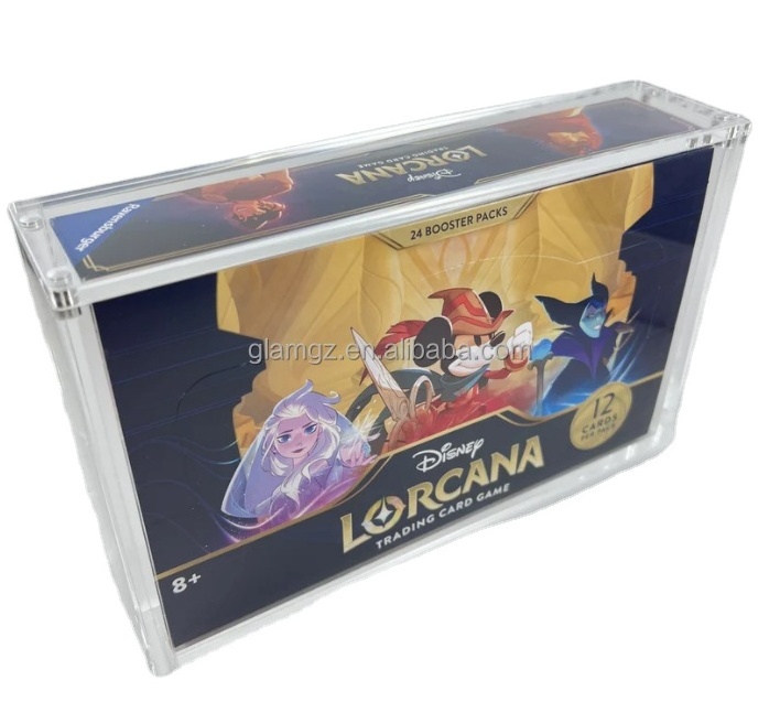 Wholesale Booster Packs Protector Clear Acrylic Case Cards Original Lorcana for Pokemon Elite Trainer Box