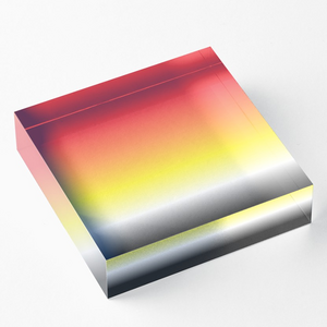 Any Color Printing Plexiglass Acrylic Block Decorative Gradient Acrylic Block