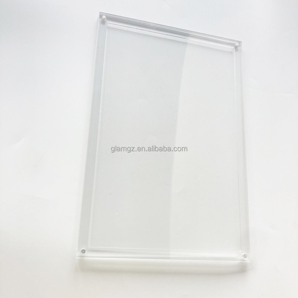 New design with magnet or wall mount desktop acrylic graded comic book frame slab display stand holder