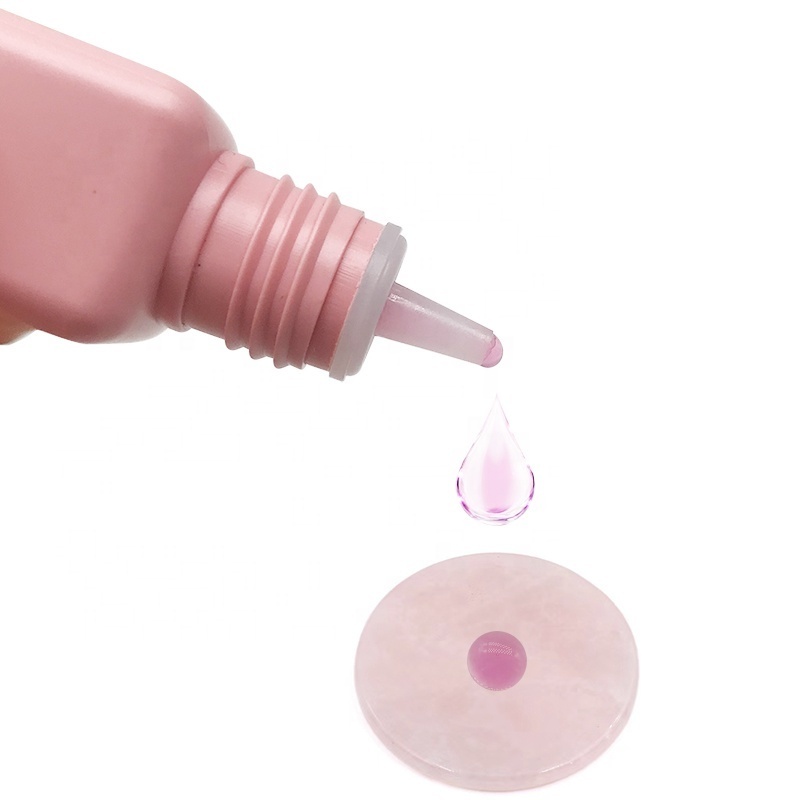 Professional 0.5s Fast Dry Pink Eyelash Extension Glue Individual Lash Adhesive Pink Bottle Private Label