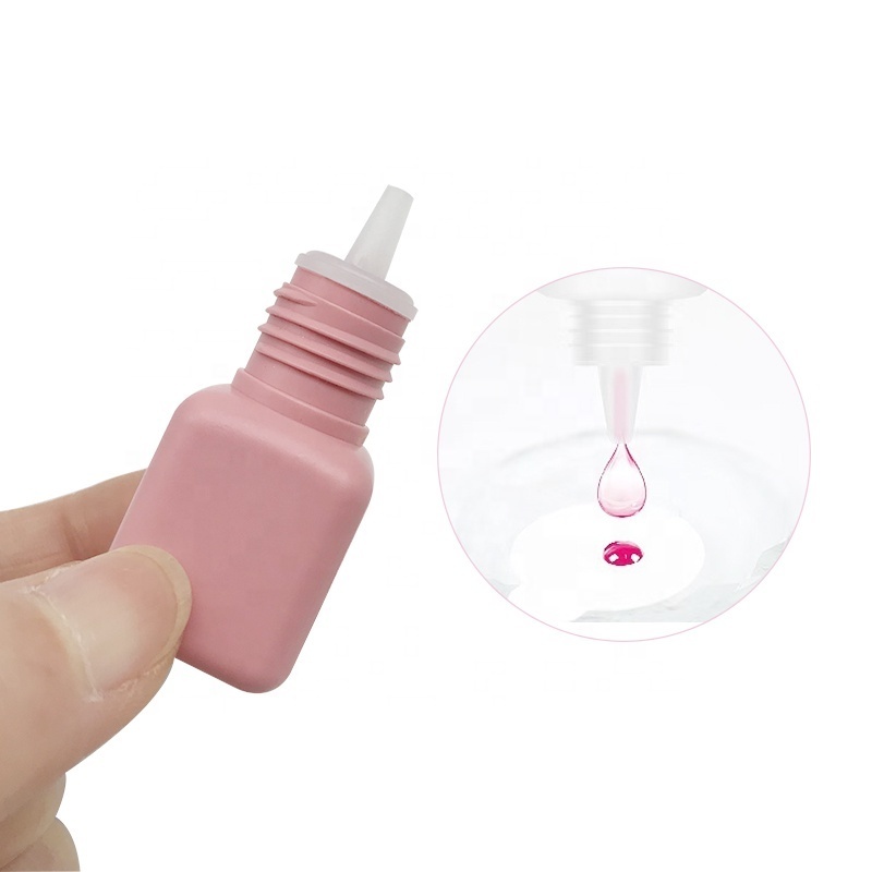 Professional 0.5s Fast Dry Pink Eyelash Extension Glue Individual Lash Adhesive Pink Bottle Private Label