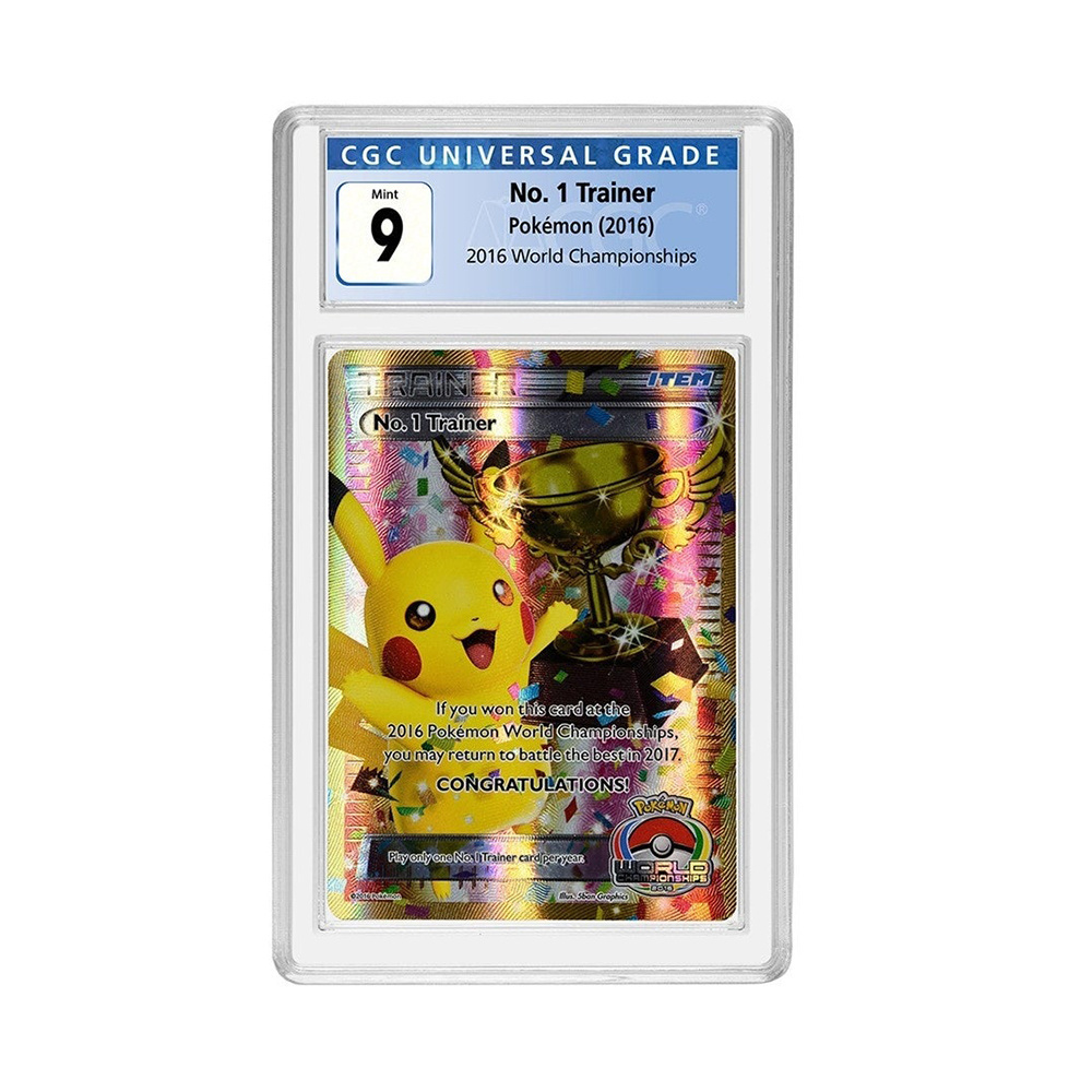 Wholesale Ultrasonic UV Protective Clear Acrylic Trading Card Slab Case Plastic for Pokemon Grading Card Slab