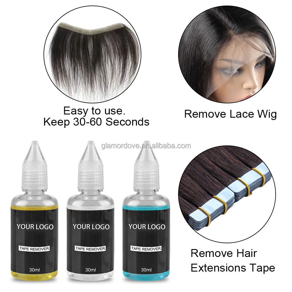 Factory Price Tape in Hair Extensions Tape Remover Lace Wig Bond & Toupee Glue Tape Remover For Men and Women