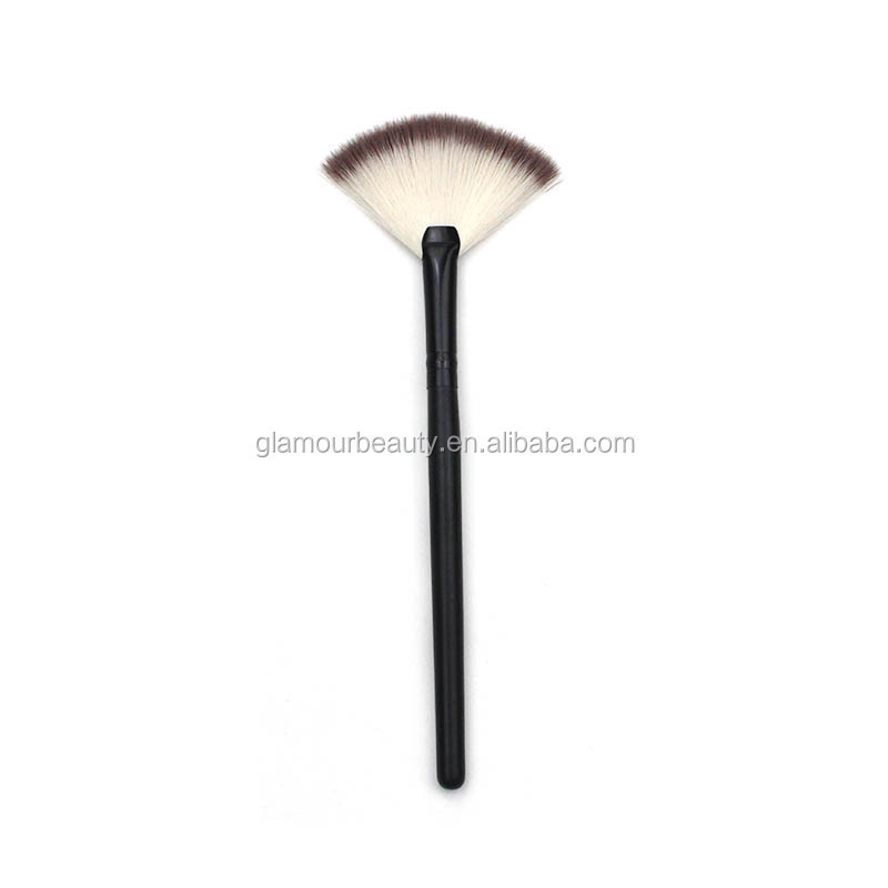 Mask Applicator Facial Brush Natural Bristle Facial Mask Fan Brush Highlighter Brushes