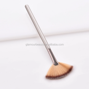 Mask Applicator Facial Brush Natural Bristle Facial Mask Fan Brush Highlighter Brushes