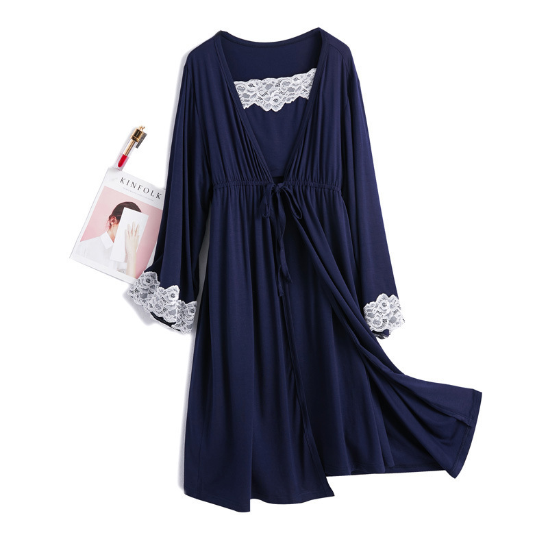 High Quality Women's Maternity Nightgown Customize 2 Piece Organic Cotton Nightgowns for Women